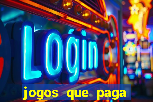 jogos que paga dinheiro de verdade no pix